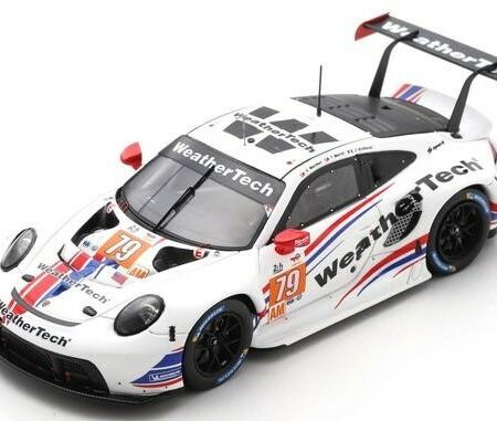 Spark Model PORSCHE 911 RSR N.79 2nd LMGTE AM LM 2022 MACNEIL-ANDLAUER-MERRILL 1:64