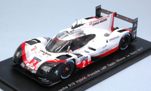 Spark Model PORSCHE 919 HYBRID N.2 WINNER LM 2017 BERNHARD-BAMBER-HARTLEY 1:43 REPRO