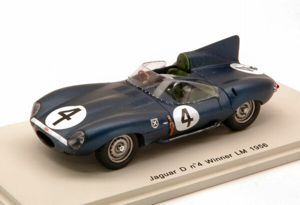 Spark Model JAGUAR D N.4 WINNER LE MANS 1956 SANDERSON-FLOCKHART 1:43 REPRO