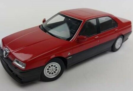 Triple 9 ALFA ROMEO 164 Q4 1994 RED/BLACK INTERIOR 1:18