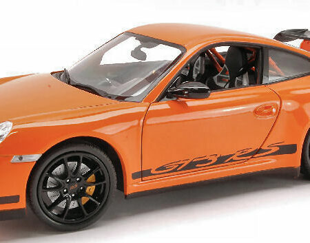 Welly PORSCHE 911 GTR 3 RS (997) 2007 ORANGE 1:18