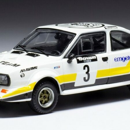 Ixo Model SKODA MTX 160 N.3 RALLY WM VALASSKAA ZIMA 1984 BLAHNA/SCHOVANEK 1:43