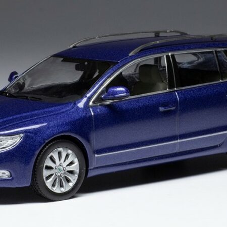 Ixo Model SKODA SUPERB II 3T 2008 MET.BLUE 1:43