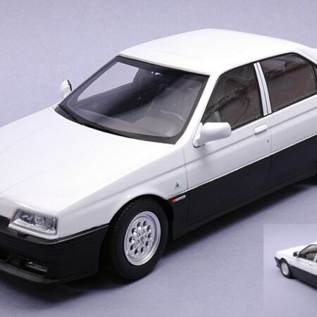 Triple 9 ALFA ROMEO 164 Q4 1994 WHITE/BLACK INTERIOR 1:18