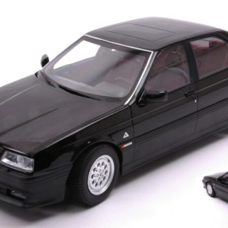 Triple 9 ALFA ROMEO 164 Q4 1994 BLACK/DARK RED INTERIOR 1:18