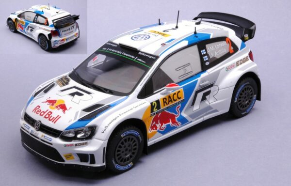 Ixo Model VW POLO R N.2 RALLY WM 2014 LATVALA/ANTTILA 1:24