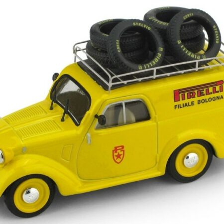 Brumm FIAT 500 C FURGONCINO ASSISTENZA PIRELLI 1950 REPRO 1:43