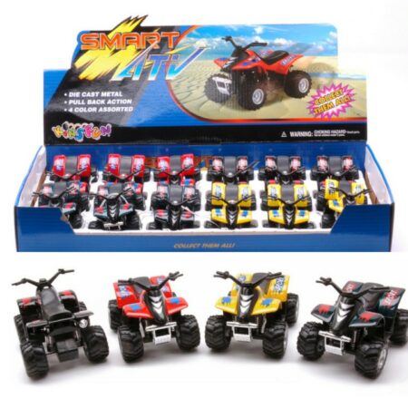 Kinsmart SMART ATV QUAD COL.ASS.cm 9