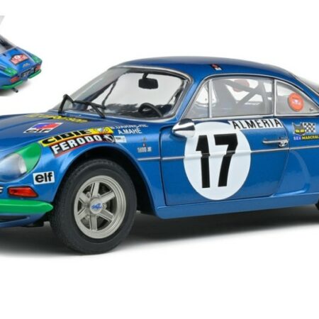 Solido ALPINE A110 1600S N.17 RALLY MONTECARLO 1972 DARNICHE/MAHE 1:18