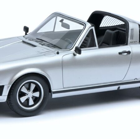 Schuco PORSCHE 911 TARGA 1977 SILVER "PRO RESIN" 1:18