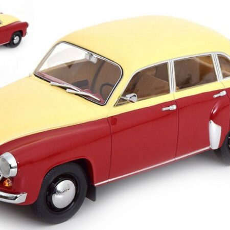 ModelCarGroup WARTBURG 311 1959 DARK RED/BEIGE 1:18