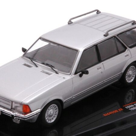 Ixo Model FORD GRANADA MK II TURNIER GHIA 1982 SILVER 1:43