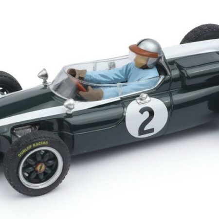 Brumm COOPER T53 N.2 4th GR.BRITAIN GP 1960 BRUCE MC LAREN W/PILOTE 1:43