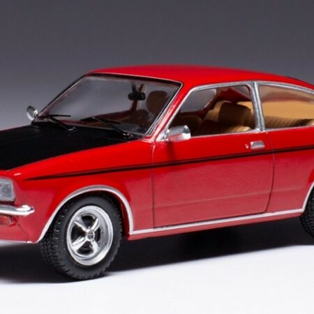 Ixo Model OPEL KADETT C COUPE SR 1976 RED/BLACK 1:43