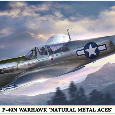 Hasegawa P-40N WARHAWK NATURAL METAL ACES KIT 1:48