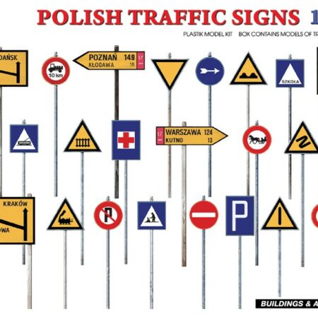 Miniart POLISH TRAFFIC SIGNS 1930-40s KIT 1:35