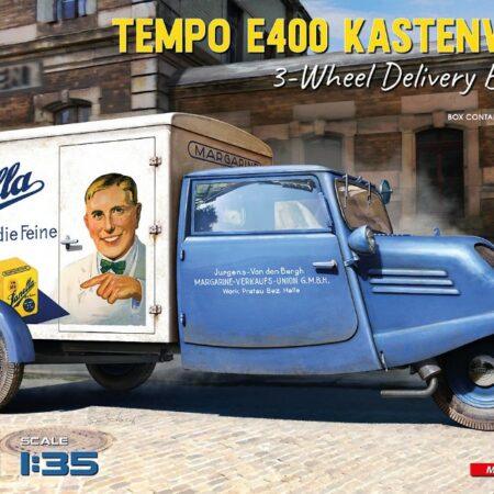 Miniart TEMPO E400 KASTENWAGEN 3-WHEEL DELIVERY BOX TRACK KIT 1:35