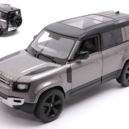 Burago LAND ROVER DEFENDER 110 2022 GUN METAL 1:24