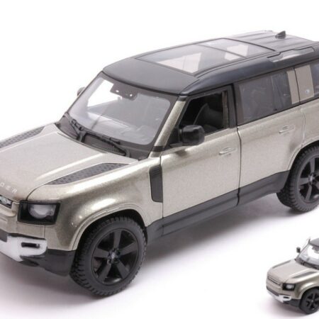 Burago LAND ROVER DEFENDER 110 2022 GREEN METALLIC 1:24