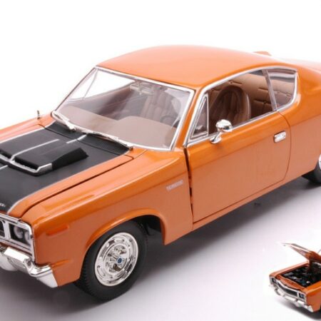 Lucky Die Cast AMC REBEL MACHINE 1970 ORANGE 1:18