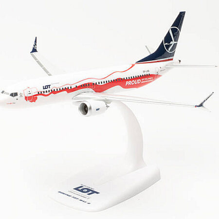 Herpa BOEING 737 MAX 8 LOT POLISH AIRLINES 1:200