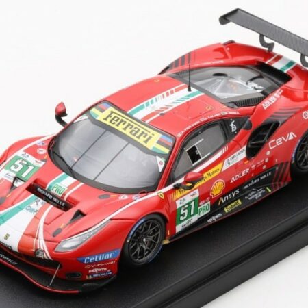 Looksmart FERRARI 488 GTE EVO AF CORSE N.51 2nd LMGTE 2022 P.GUIDI/CAL./SERRA 1:43