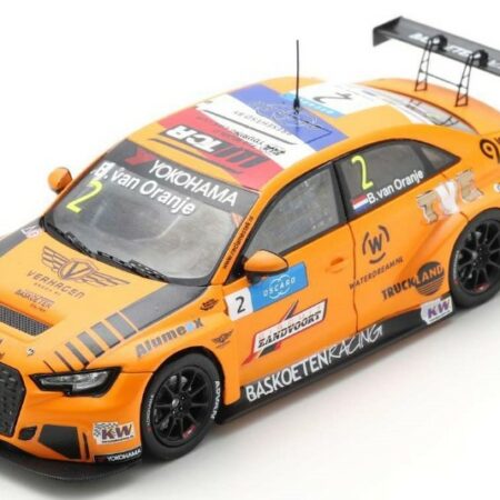 Spark Model AUDI RS 3 LMS N.2 WTCR ZANDWOORT 2018 PRINCE BERNHARD VAN ORANJE 1:43