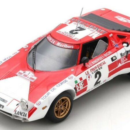 Spark Model LANCIA STRATOS HF N.2 WINNER TOUR DE CORSE 1974 J-C.ANDRUET-"BICHE" 1:43