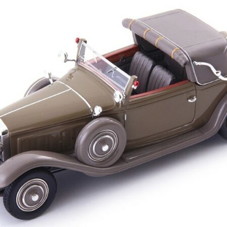 Autocult MINERVA AL THREE POSITION CABRIOLET VAN DEN PLAS 1930 BEIGE GREY 1:43