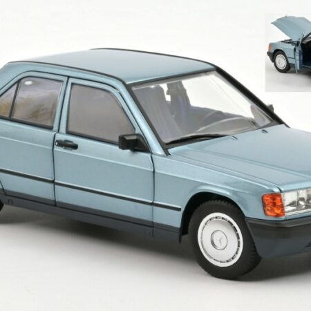 Norev MERCEDES 190 E 1984 LIGHT BLUE METALLIC 1:18