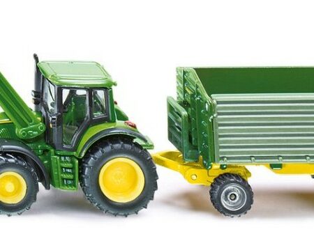 Siku TRATTORE JOHN DEERE C/RIMORCHIO 1:87