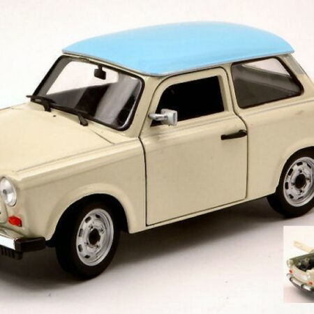 Welly TRABANT 601 1964 BEIGE/LIGHT BLUE 1:24