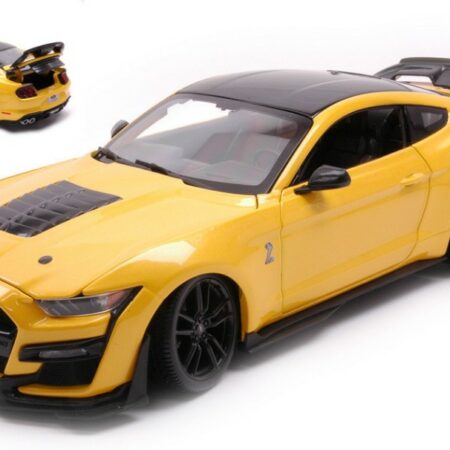 Maisto FORD MUSTANG SHELBY GT500 2020 YELLOW 1:18