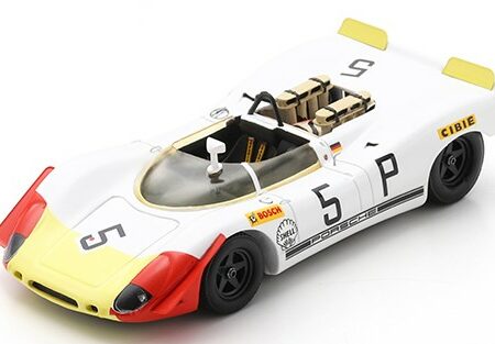 Spark Model PORSCHE 908-2 N.5 5th 1000 KM NURBURGRING 1969 W.KAUHSEN-VON WENDT 1:43