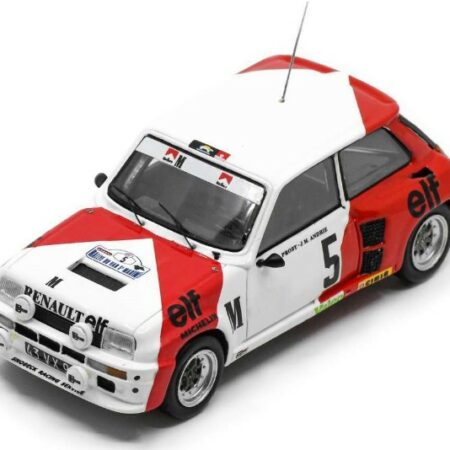 Spark Model RENAULT 5 TURBO N.5 RALLY DU VAR 1982 A.PROST-J-M.ANDRIE' 1:43