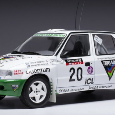 Ixo Model SKODA FELICIA KIT CAR N.20 RAC RALLY 1995 BLOMQVIST/MELANDER 1:18