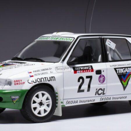 Ixo Model SKODA FELICIA KIT CAR N.27 RAC RALLY 1995 SIBERA/GROSS 1:18