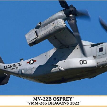 Hasegawa MV-22B OSPREY VMM-265 DRAGONS 2022 KIT 1:72