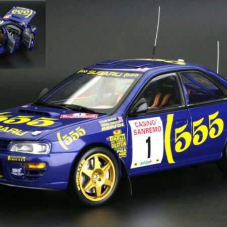 SunStar SUBARU IMPREZA 555 N.1 WINNER SAN REMO 1996 MCRAE/DEREK RINGER  1:18