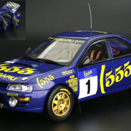 SunStar SUBARU IMPREZA 555 N.1 WINNER HONG KONG 1994 BOUME/SIRCOMBE 1:18