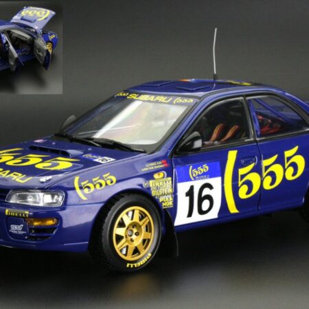 SunStar SUBARU IMPREZA 555 N.16 HONG KONG-BEJING RALLY 1995 LU NING JUN 1:18