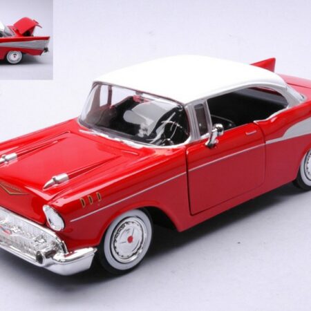 MotorMax CHEVROLET BEL AIR 1957 RED 1:24