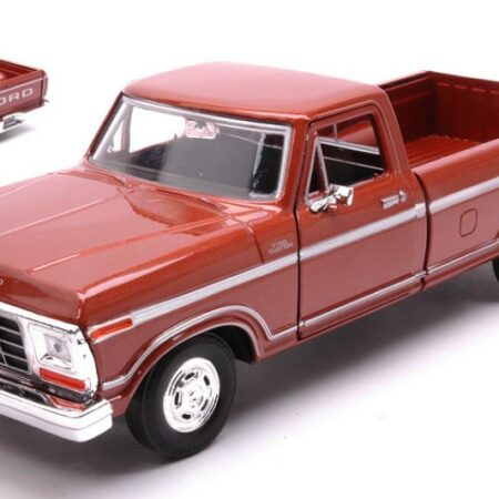 MotorMax FORD F-150 PICK-UP CUSTOM 1979 BROWN METALLIC 1:24