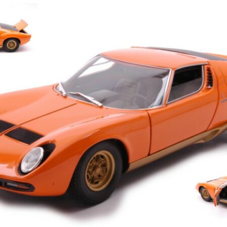 Welly LAMBORGHINI MIURA 1971 RED-ORANGE 1:18