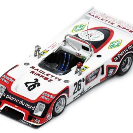 Spark Model CHEVRON B36 N.26 6th LM 1977 M.PIGNARD-A.DUFRENE-J.HENRY 1:43