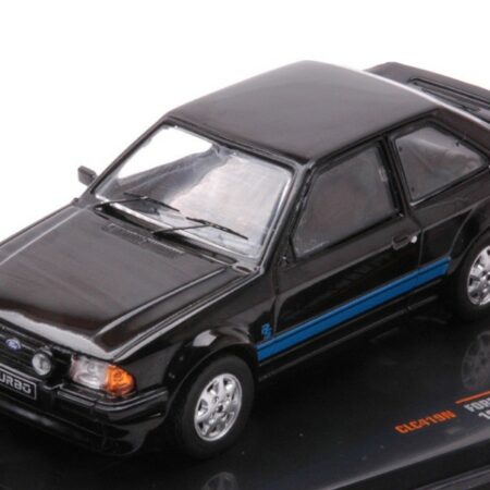 Ixo Model FORD ESCORT MK III RS TURBO 1984 BLACK 1:43