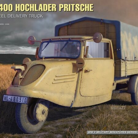 Miniart TEMPO E400 HOCLADER PRITSCHE GERMAN 3 KIT 1:35