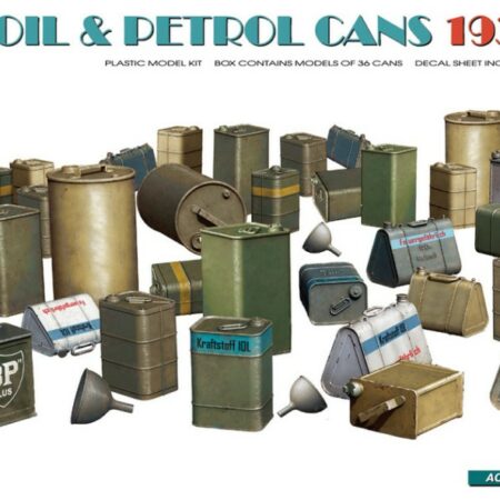 Miniart OIL & PETROL CANS 1930-40s KIT 1:48