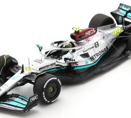 Spark Model MERCEDES F1 W13 LEWIS HAMILTON 2022 N.44 2nd FRENCH GP 1:43