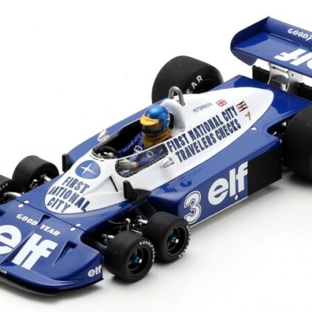 Spark Model TYRRELL P34 RONNIE PETERSON 1977 N.3 GERMAN GP 1:18